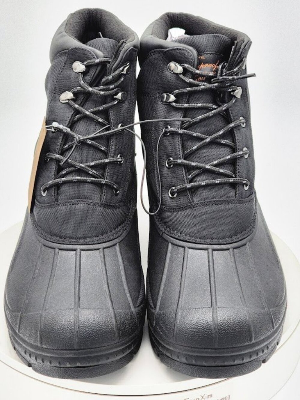 Weatherproof Vintage Jack Men’s Size 10 Black Waterproof Winter Snow Boots - Picture 2 of 11